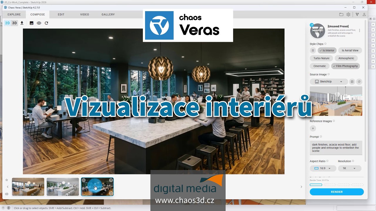 Chaos Veras — přehled funkcí